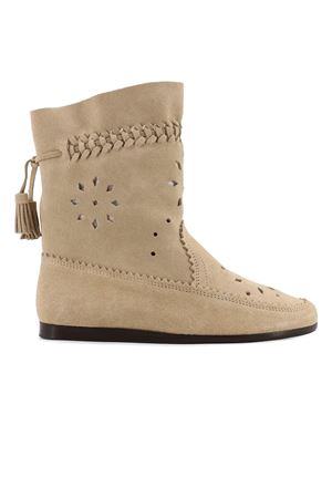 Stivali Welky in camoscio bianco crema ISABEL MARANT | BO0254FAD1A23S23SD